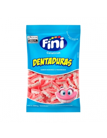 Bala de Gelatina Dentadura 500g Fini
