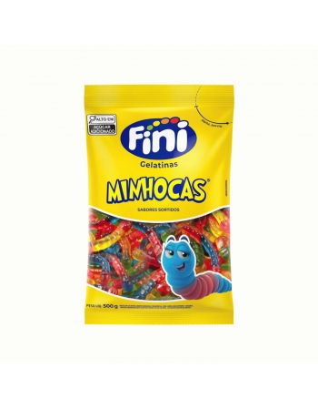 Bala de Gelatina Minhoca 500g Fini