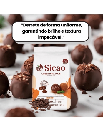 Cobertura Sicao Mais Chocolate Blend Gotas 1,01kg
