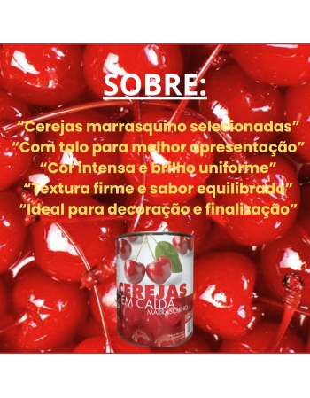 Cereja Marrasquino Com Talo 2kg - South Curico