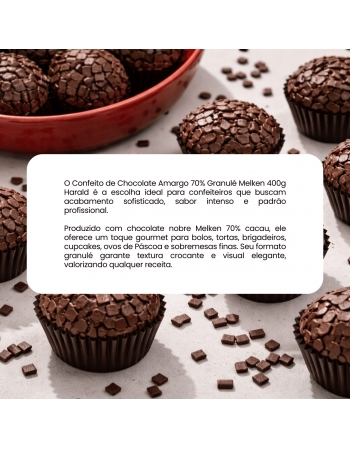 Chocolate 70% Granulé Melken 400g Harald