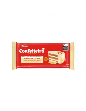 COBERTURA HARALD CONFEITEIRO BRANCO 500GR