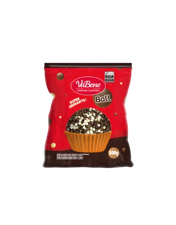 MEGA CHOCO BALL PRETO/BRANCO VABENE 500GR