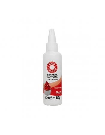 Corante Softgel Mago Vermelho 60g