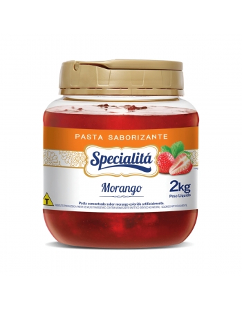 Pasta Saborizante Morango 2kg Specialitá