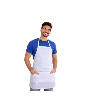 Avental Branco Tergal 110cm Profissional