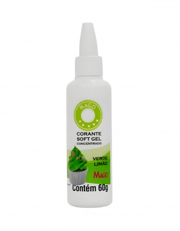 Corante Softgel Mago Verde Limão 60g