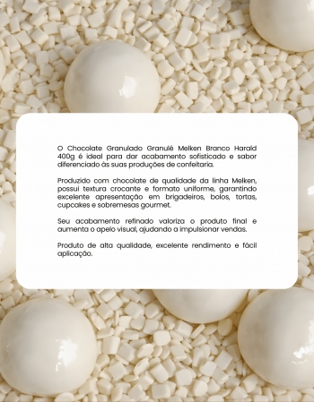 Granulado Melken Branco 400g Harald