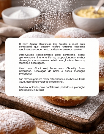 Açúcar Confeiteiro Easy 2kg Puratos