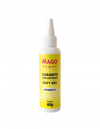 Corante Softgel Amarelo 60g Mago