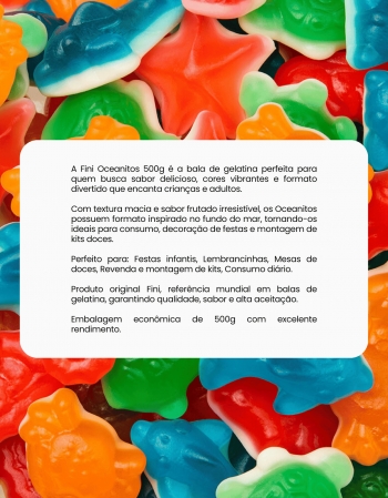Fini Oceanitos 500g Bala Gelatina