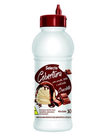 Cobertura p/ Sorvete Selecta Chocolate 300g - Duas Rodas