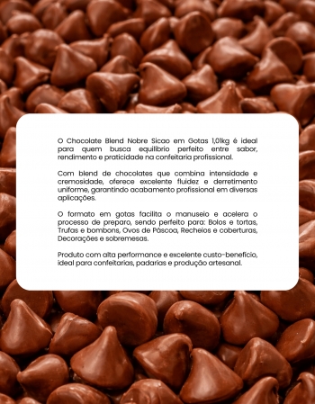 Chocolate Blend Nobre Sicao Gotas 1,01kg
