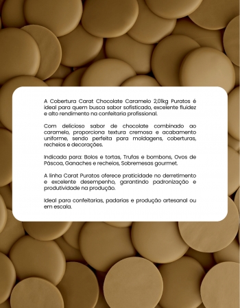 Cobertura Carat Caramelo 2,01kg Puratos