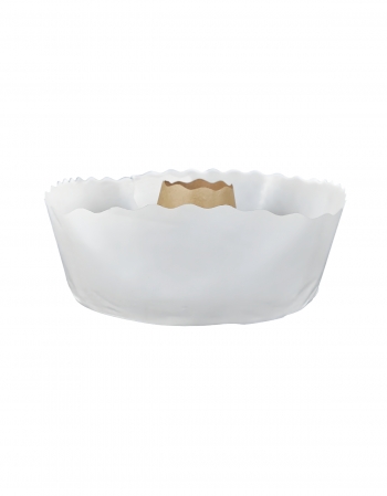 Forma Bolo Torta Suíça 13cm 100un Alumiformas Branco