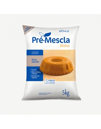 Mistura Preparo Bolo Sabor Branco Neutro Bunge 5kg