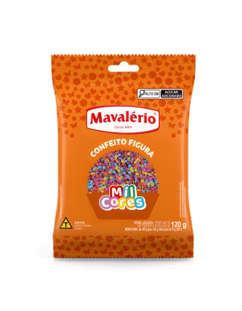 Confeito Figura Confete 120g Mavalério