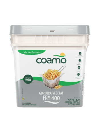 Gordura Fry 400 Zero Trans 14,5kg - Coamo