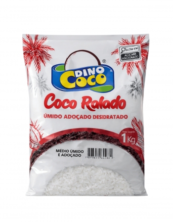 Coco Ralado Úmido E Adoçado 1kg Dinococo