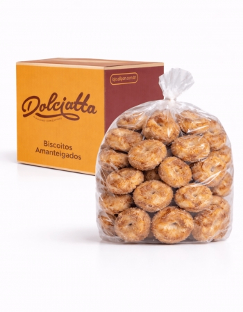Bolachinha Amanteigada Petit Four Enrolada Canela Dolciatta 1,5kg