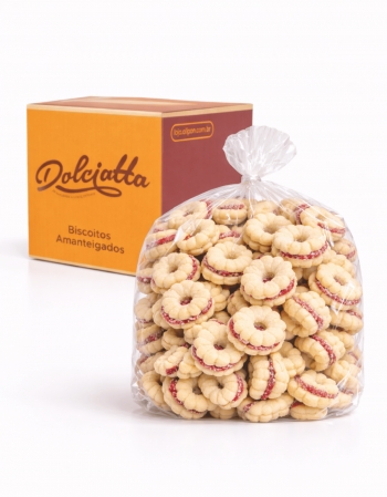 Bolachinha Amanteigada Petit Four Uga Uga Dolciatta 2Kg