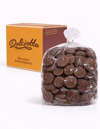 Bolachinha Amanteigada Petit Four Pão de Mel Dolciatta 2Kg