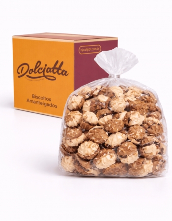 Bolachinha Amanteigada Petit Four Bem Casado Dolciatta 2kg