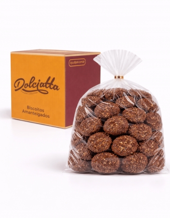Bolachinha Amanteigada Petit Four Brigadeiro Dolciatta 2kg
