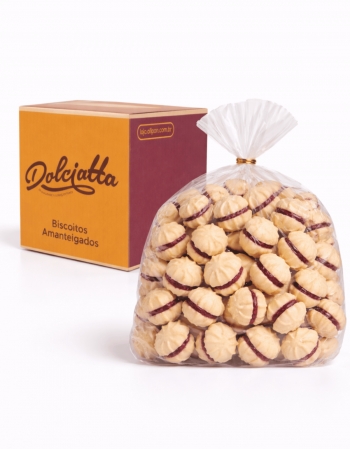 Bolachinha Amanteigada Petit Four Casadinho Goiabada Dolciatta 2kg