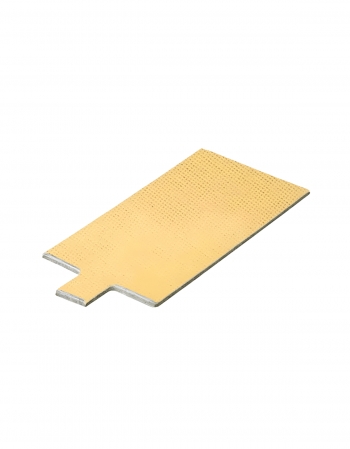 Porta Docinho Retangular Dourado 13x6 50un