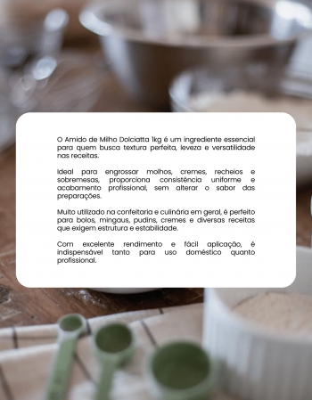 Amido de Milho Dolciatta 1kg