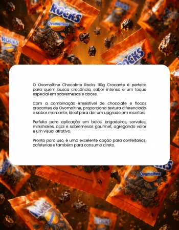 Ovomaltine Chocolate Rocks 110g Crocante