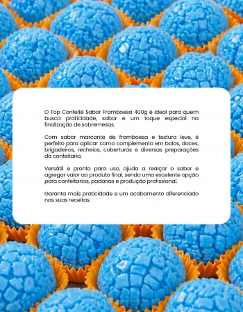 Top Confeité 400g Framboesa Harald