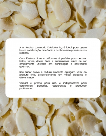 Amêndoa Laminada Dolciatta 1kg