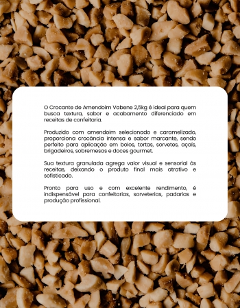Crocante de Amendoim Vabene 2,5kg