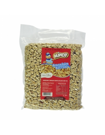 Amendoim Torrado s/ Sal 1,01kg - Mindy