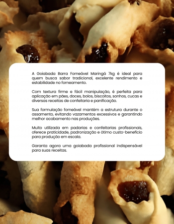 Goiabada Barra Forneável Maringá 7kg