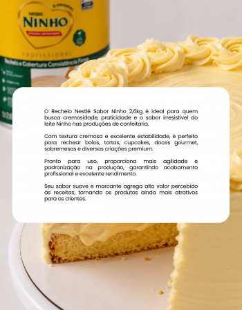 Recheio Ninho Nestlé 2,6kg
