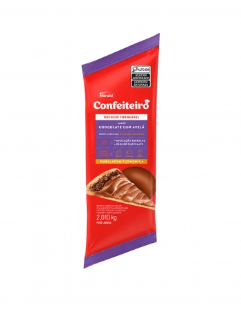 Recheio Avelã Harald Confeiteiro 2,01kg Forneável
