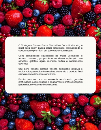 Variegato Classic Frutas Vermelhas Duas Rodas 4kg