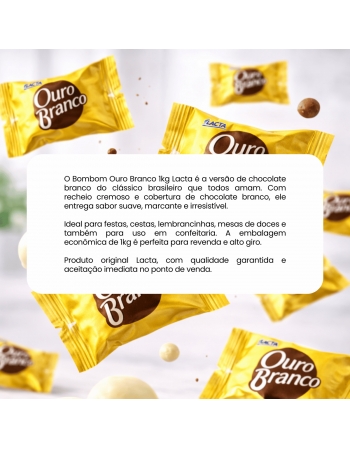 Bombom Ouro Branco 1kg Lacta
