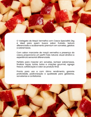 Variegato de Maçã Vermelha com Casca Specialitá 2kg
