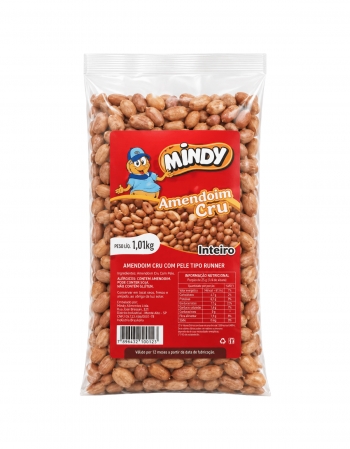 Amendoim Cru Inteiro com Casca Mindy 1,01kg