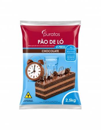 Mistura Pão De Ló Rocambole Chocolate Xpress Puratos 2,5kg