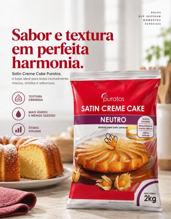Mistura Satin Cake Neutro 2kg Puratos