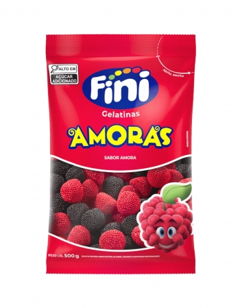 Bala De Gelatina Fini Amoras 500g
