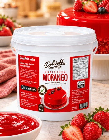 Geleia de Brilho Morango Dolciatta 4kg