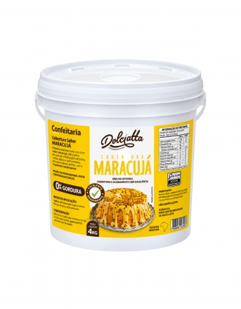 Geleia de Brilho Maracujá com Sementes Dolciatta 4kg