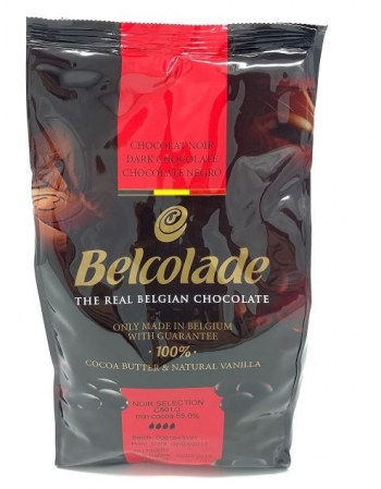 Chocolate Belga Belcolade Noir (Meio Amargo) 1kg - Puratos