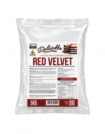 Mistura para Bolo Red Velvet Dolciatta 2kg